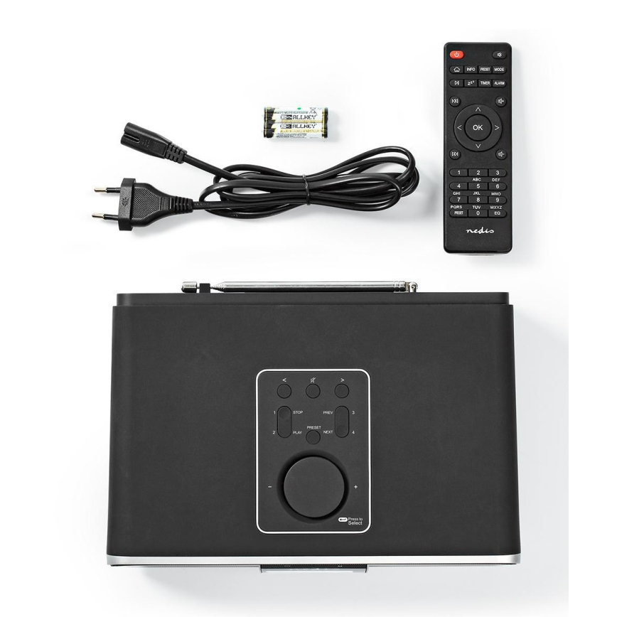 Večnamenski internetni radio 42W/230V Wi-Fi Bluetooth USB + Daljinski upravljalnik