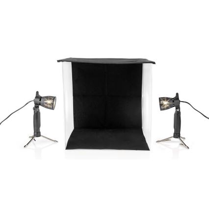 LED Prenosni fotografski studio 2xGU10/5W/230V