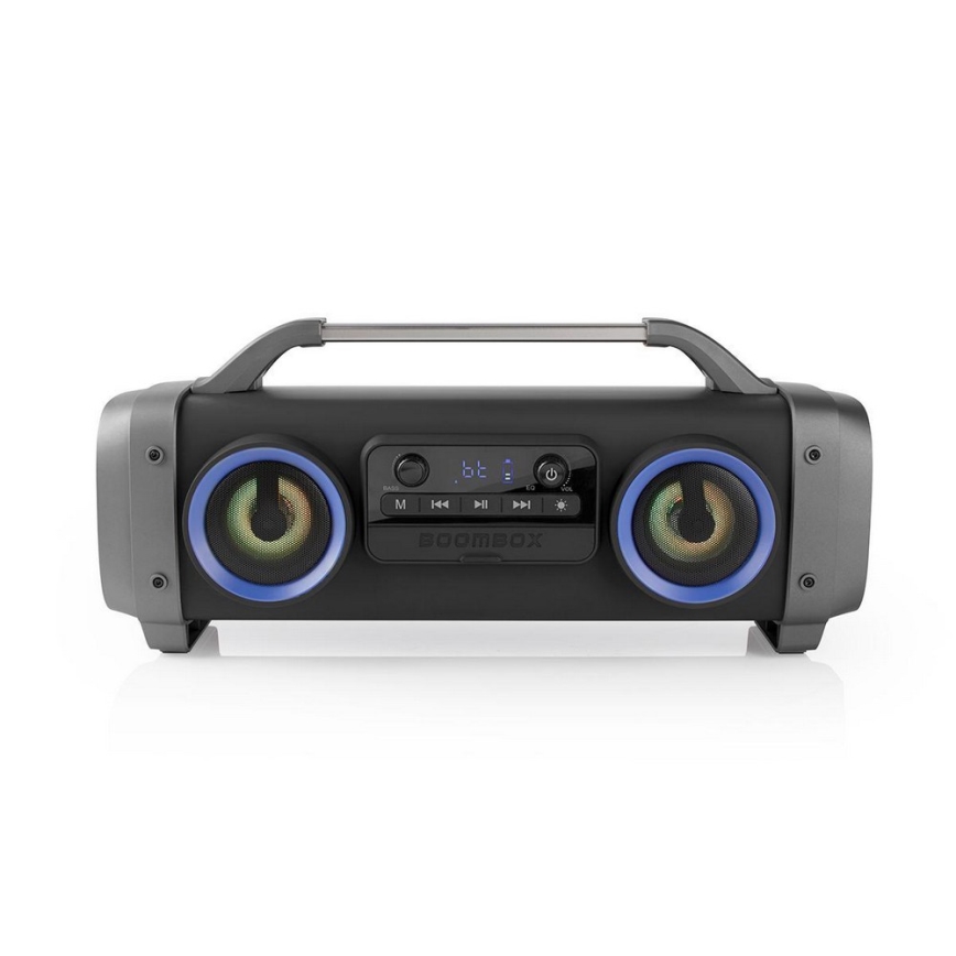 Predvajalnik glasbe s svetlobnimi učinki LED/Bluetooth/FM/USB