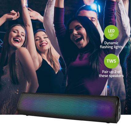 LED RGB Napolnitveni zvočnik 18W/1200 mAh