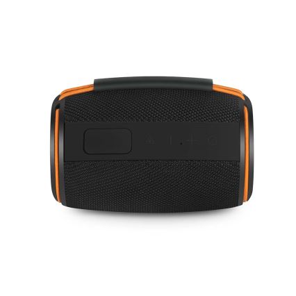 LED polnilni zvočnik 40W/1200 mAh IPX4 črna