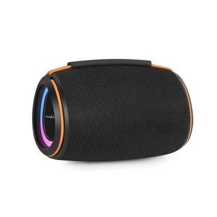 LED polnilni zvočnik 40W/1200 mAh IPX4 črna