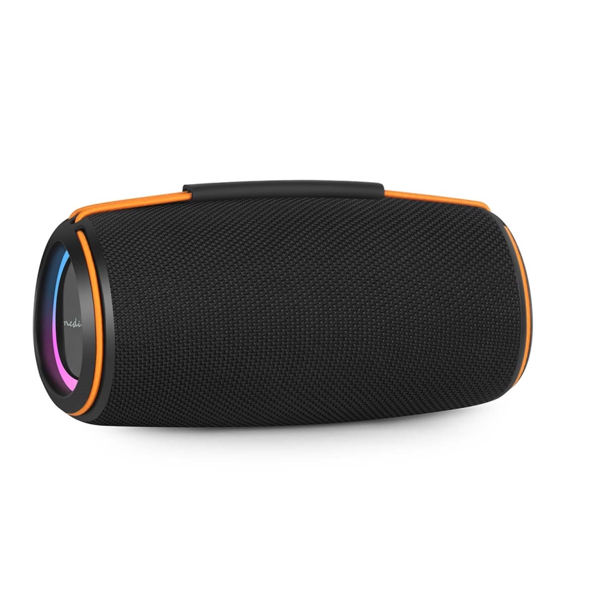 LED polnilni zvočnik 60W/2000 mAh IPX4 črna