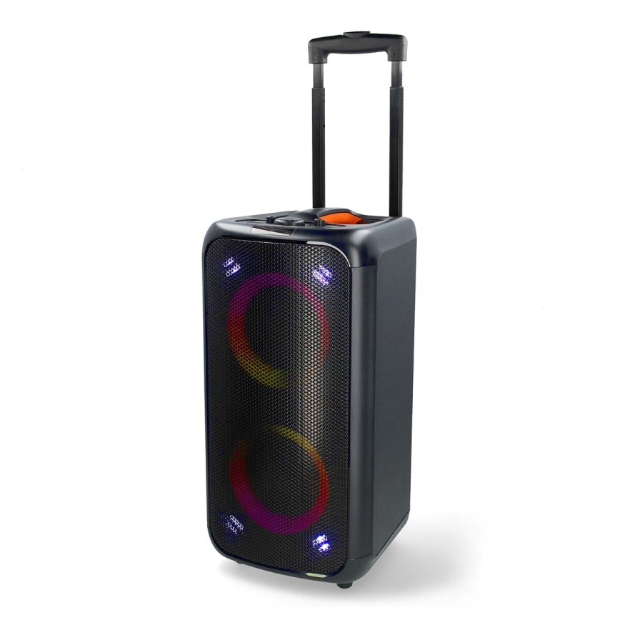 LED RGB Napolnitveni zvočnik 240W/4000 mAh + Daljinski upravljalnik