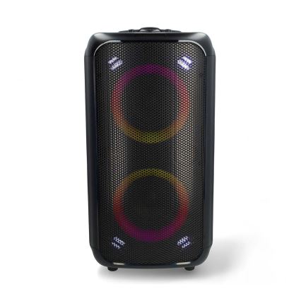 LED RGB Polnilni zvočnik 240W/4000 mAh + Daljinski upravljalnik