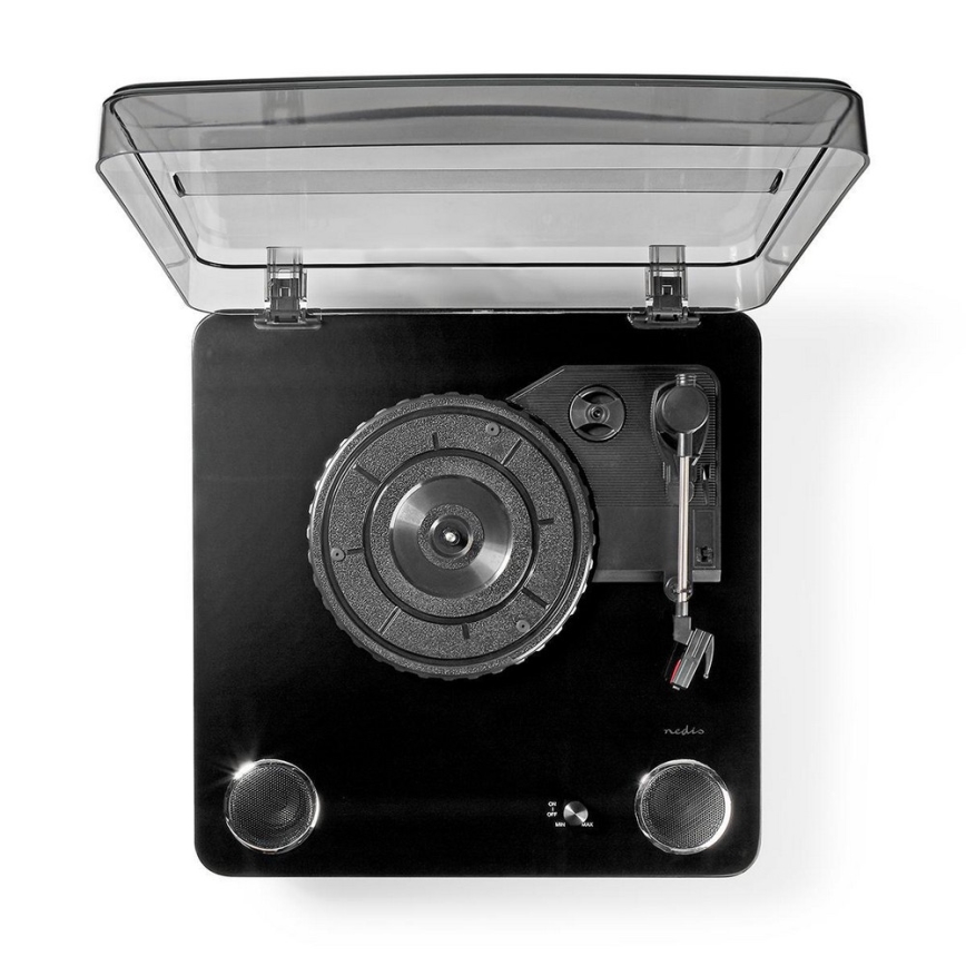 Gramofon z Bluetooth povezavo 2x9W + Pokrov proti prahu