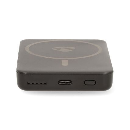Power Bank 2v1 MagSafe 5000 mAh črna