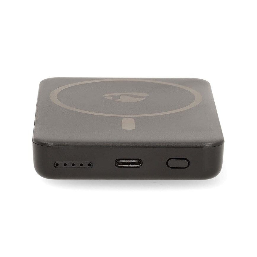 Power Bank 2v1 MagSafe 5000 mAh črna