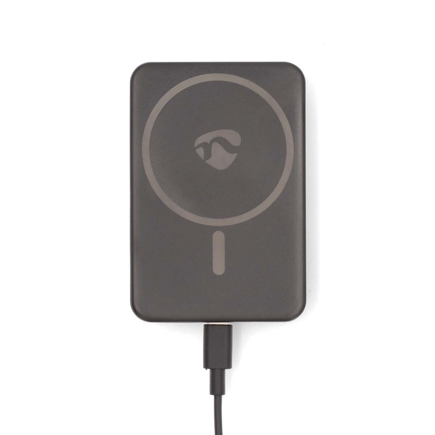Power Bank 2v1 MagSafe 5000 mAh črna