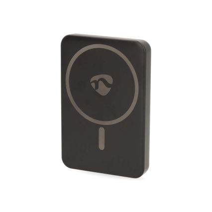 Power Bank 2v1 MagSafe 5000 mAh črna