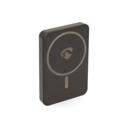 Power Bank 2v1 MagSafe 5000 mAh črna