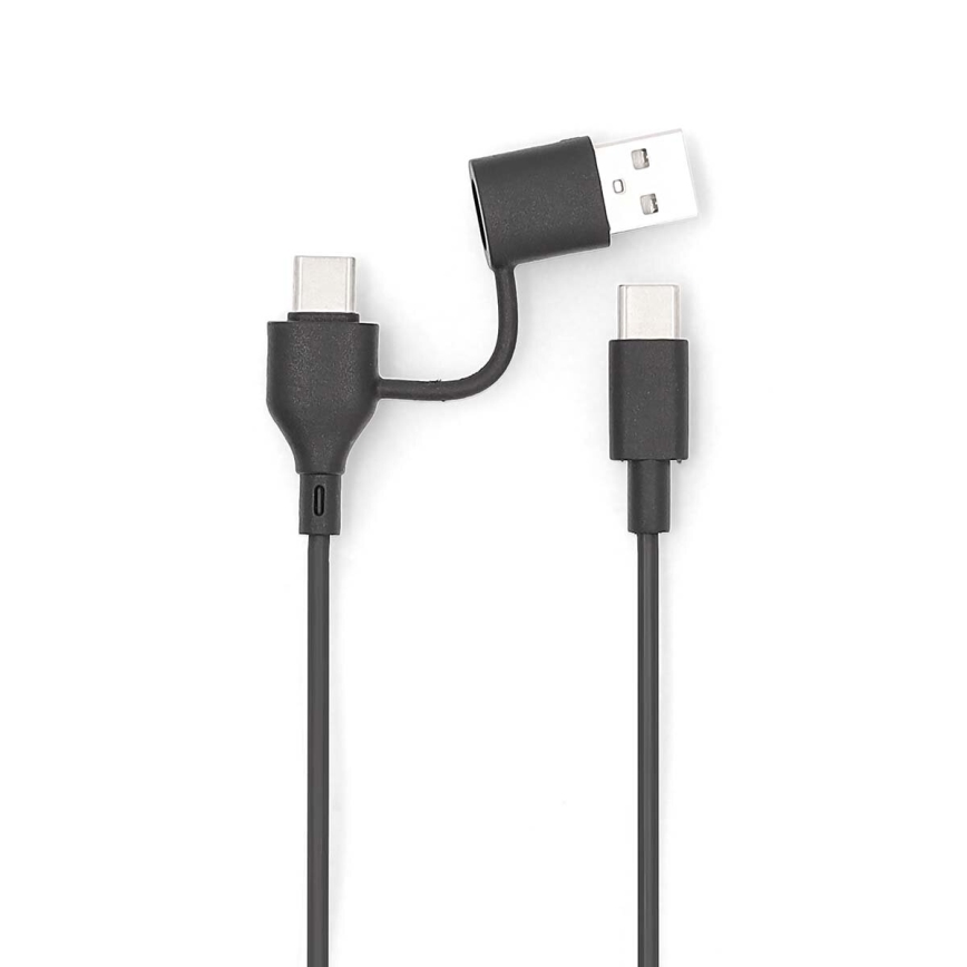 Power Bank 2v1 MagSafe 5000 mAh črna