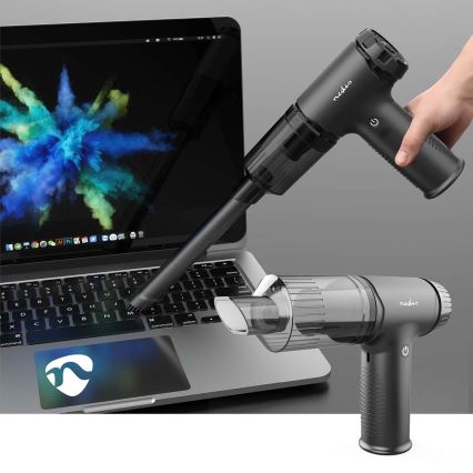 Ročni sesalnik za polnjenje 2v1 90W/6000 mAh siva/črna