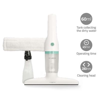 Akumulatorski sesalnik za okna 12W/2200 mAh IPX4