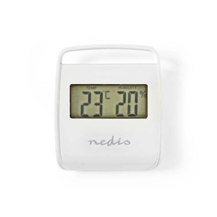 Notranji termometer z merilnikom vlažnosti 1xLR54