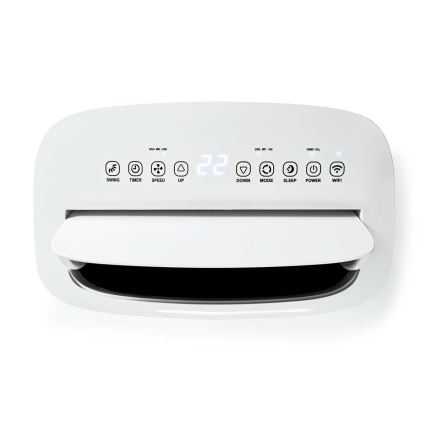 Nedis WIFIACMB1WT16-Pametna mobilna klimatska naprava 3v1 1800W/230V 16000 BTU Wi-Fi + Daljinski upravljalnik