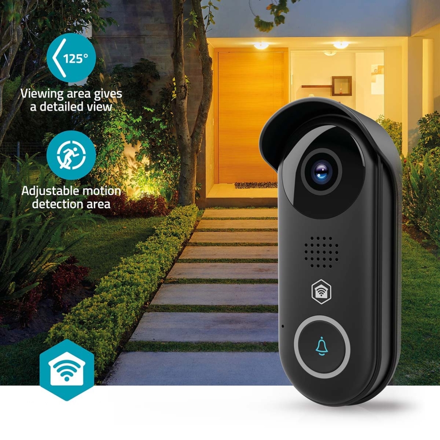 Pametni videozvonec SmartLife s senzorjem gibanja, 5V, Full HD 1080p, IP54, Wi‑Fi, Tuya
