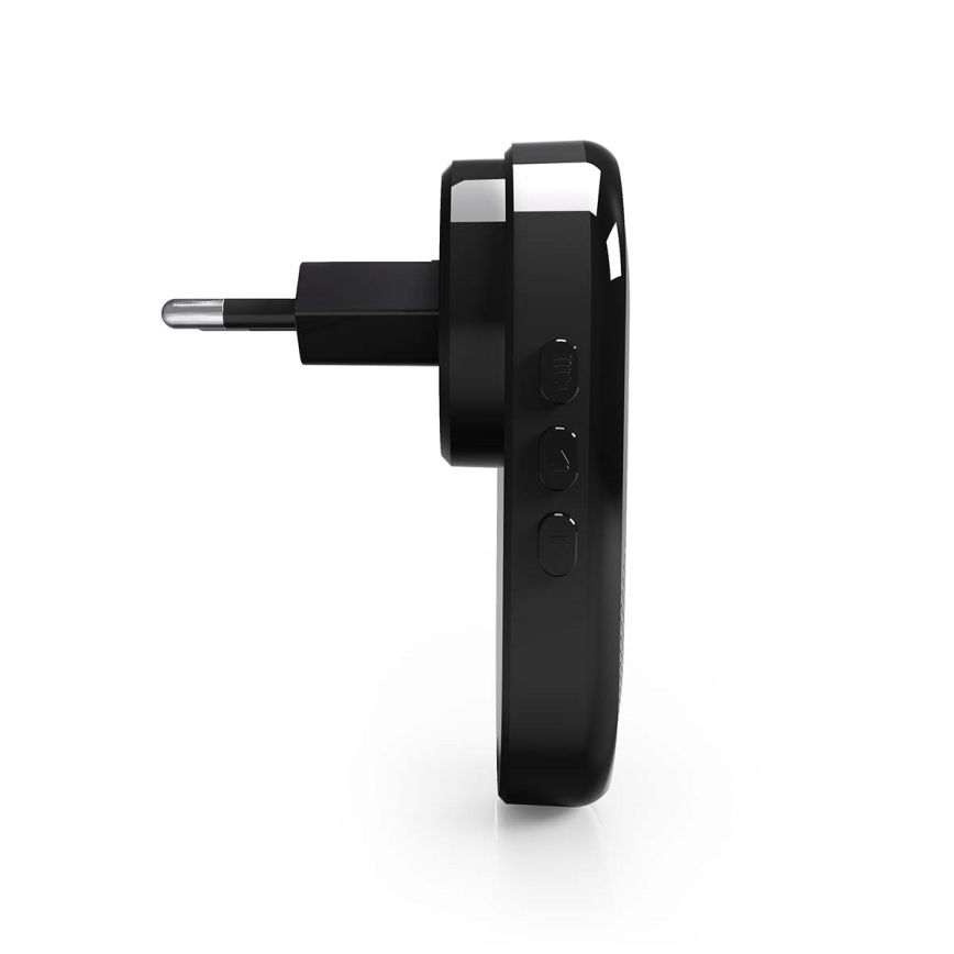 Gong za zvonček SmartLife Wi‑Fi, črn