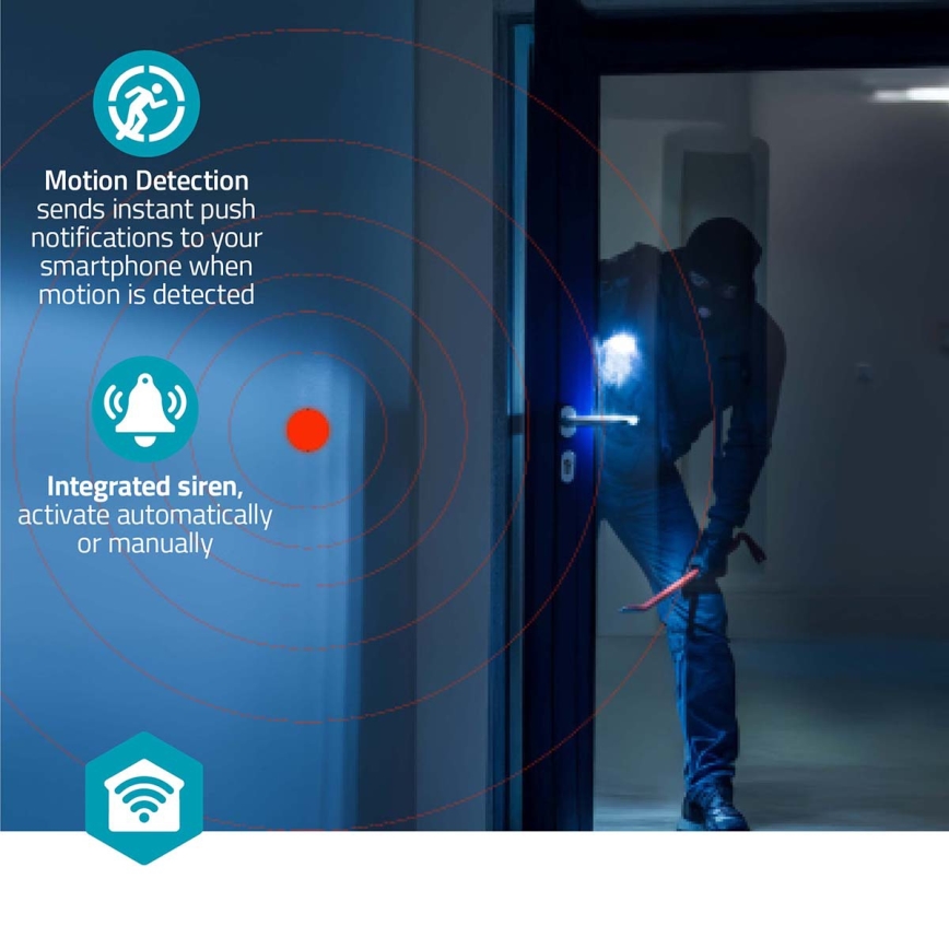 Pametna kamera Smartlife 5V 3MP Full HD 1296p Wi-Fi Tuya