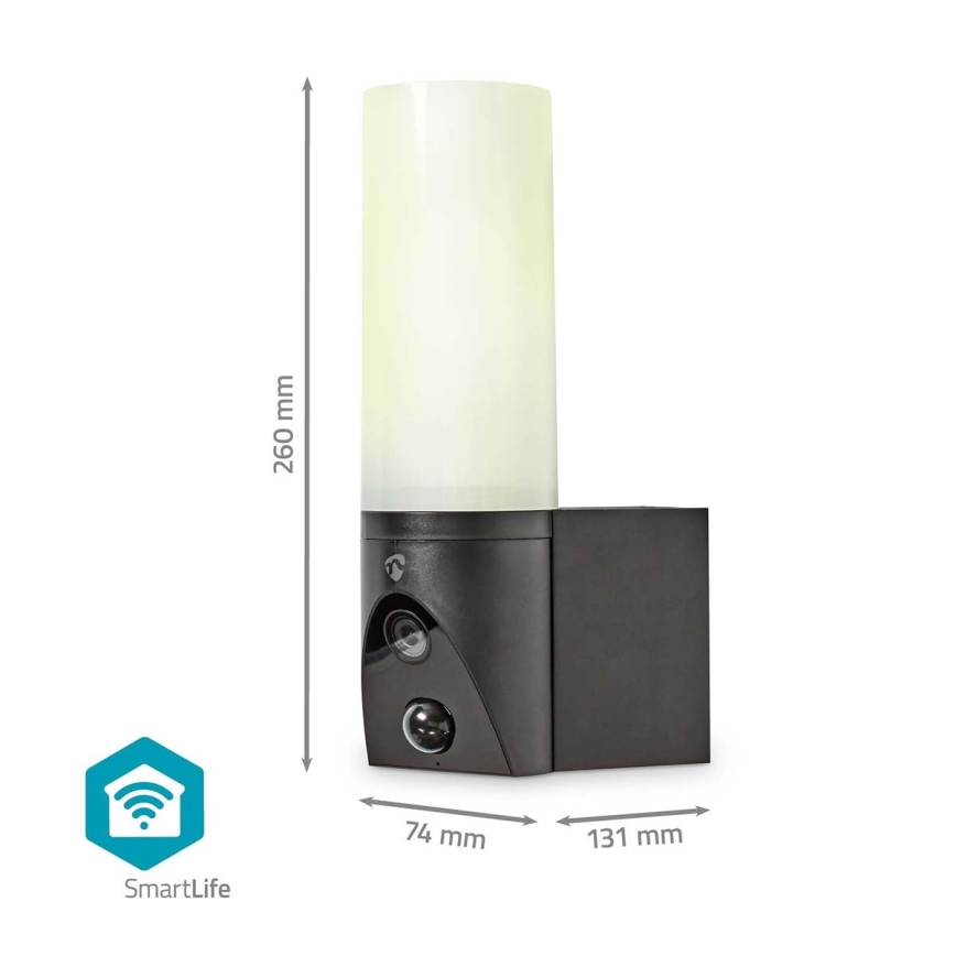 Pametna zunanja kamera SmartLife Full HD 1080p z LED osvetlitvijo Wi-Fi Tuya IP65