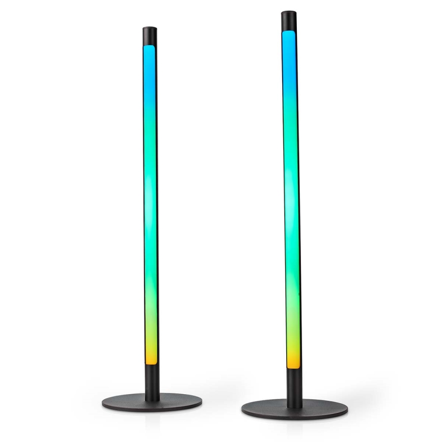SET 2x LED RGBIC Zatemnitvena namizna svetilka SmartLife LED/36W/230V 55 cm 2700-6500K Wi-Fi Tuya + Daljinski upravljalnik