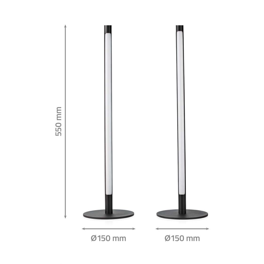 SET 2x LED RGBIC Zatemnitvena namizna svetilka SmartLife LED/36W/230V 55 cm 2700-6500K Wi-Fi Tuya + Daljinski upravljalnik