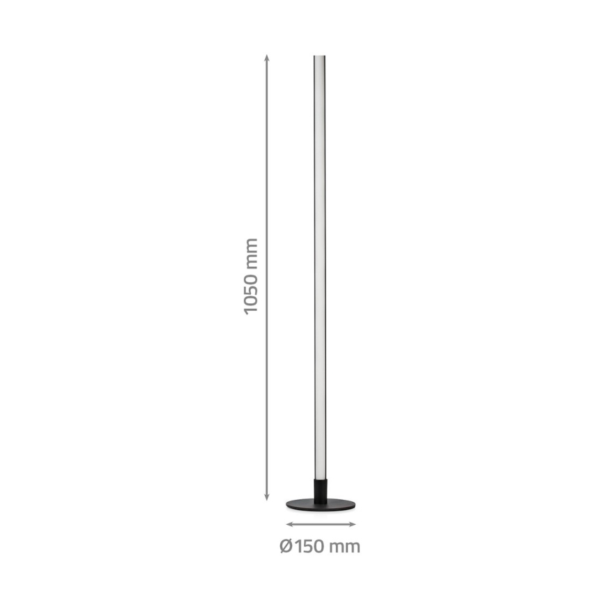 LED RGBIC Zatemnitvena talna svetilka Smartlife LED/10W/230V 100,5 cm 2700-6500K Wi-Fi Tuya + Daljinski upravljalnik
