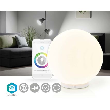 LED RGBW Zatemnitvena namizna svetilka SmartLife LED/5W/5V Wi-Fi 2700-6500K