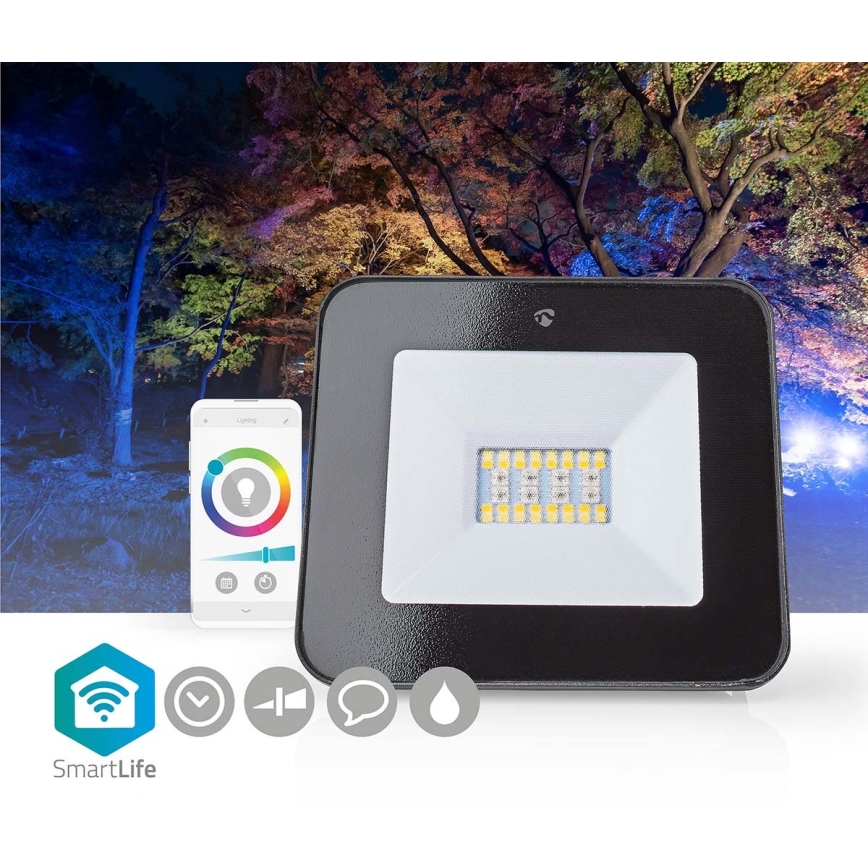 LED RGBW Zatemljiv reflektor SmartLife LED/20W/230V Wi-Fi IP65 2700-6500K