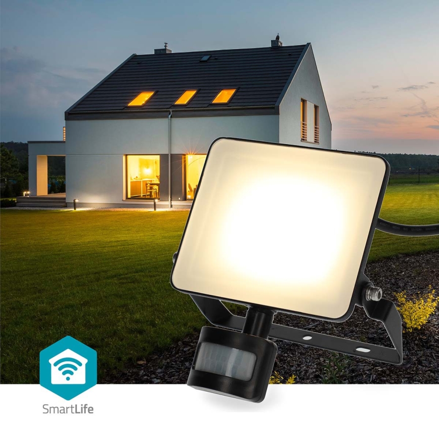 LED zatemnjevalni reflektor s senzorjem gibanja SmartLife LED/20W/230V 3000-6500K IP44 Wi-Fi