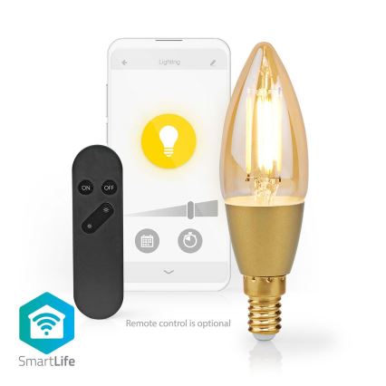 LED Zatemnitvena žarnica Smartlife E14/4,9W/230V 1800-3000K Wi-Fi Tuya