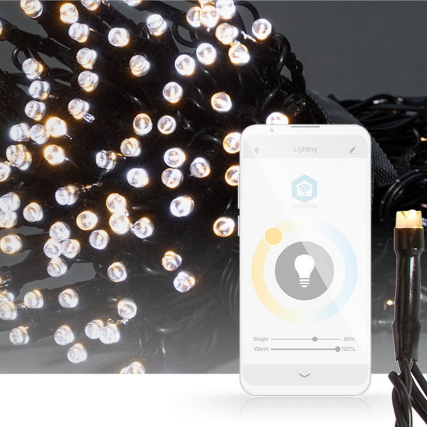 LED Božična veriga 200xLED/8 funkcij 25m IP65 Wi-Fi Tuya