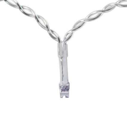 LED Božična zavesa 240xLED/8 funkcij 8m IP65 Wi-Fi Tuya hladna bela