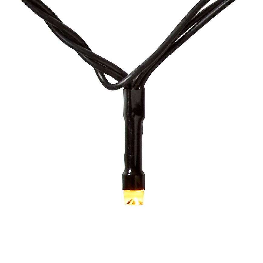 LED zunanja božična zavesa 200 LED, 8 funkcij, 5 × 4 m, IP65, Wi‑Fi (Tuya), od tople do hladne bele