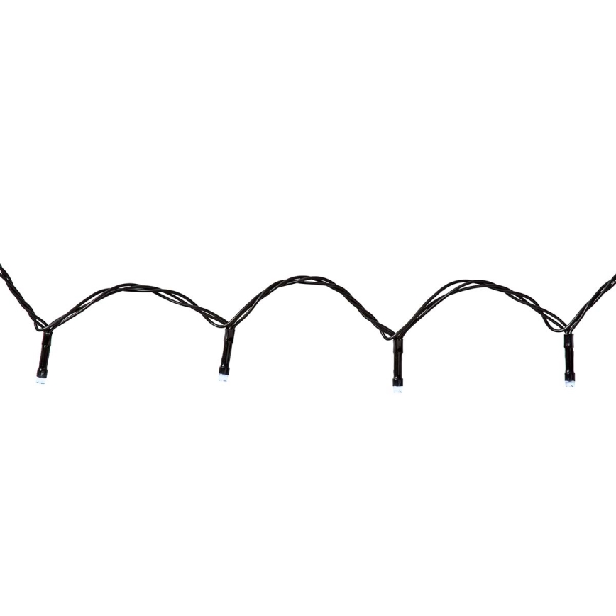 LED zunanja božična zavesa 200 LED, 8 funkcij, 5 × 4 m, IP65, Wi‑Fi (Tuya), od tople do hladne bele