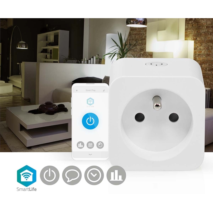 Pametna vtičnica 3680W/230V/ Type E/16A Wi-Fi