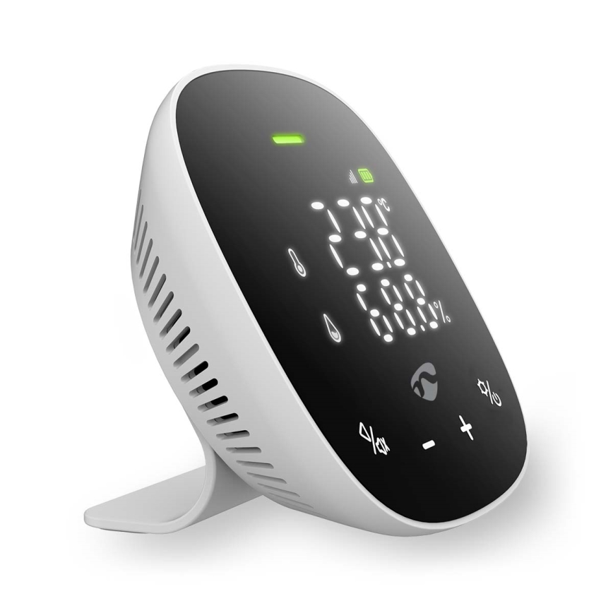 Pametni monitor kakovosti zraka z LED zaslonom SmartLife Wi-Fi