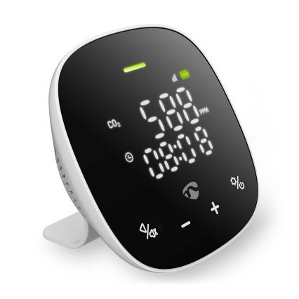 Pametni monitor kakovosti zraka z LED zaslonom SmartLife Wi-Fi