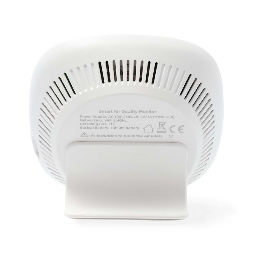 Pametni monitor kakovosti zraka z LED zaslonom SmartLife Wi-Fi