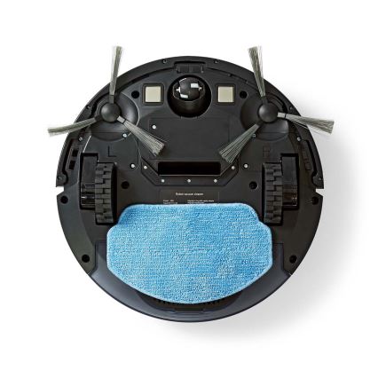 Pametni robotski sesalnik z mopom 28W/2500 mAh Wi-Fi črna + Daljinski upravljalnik