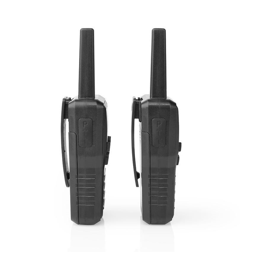 SET 2x Polnilni walkie-talkie z LED svetilko 1300 mAh domet 10 km