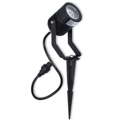 Komplet 3x zatemnjivih zunanjih LED RGBW svetilk SmartLife LED/3W/230V IP65 Wi-Fi Tuya črna