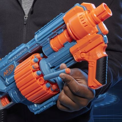 Nerf - Otroška pištola Elite 2.0 Shockwave RD-15 Blaster z dodatki