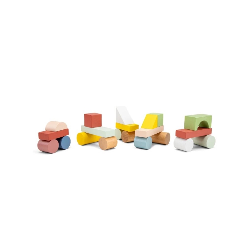 New Classic Toys - Leseni bloki 100 kom.