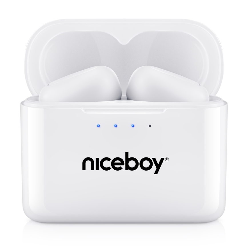 Niceboy HIVE Podsie 4 - Brezžične slušalke IP54 bela