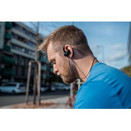 Niceboy HIVE sport 2 - Športne slušalke z mikrofonom IPX5 črna