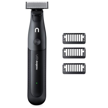 Niceboy ION AirBlade - Prirezovalnik brade 5W/5V črna