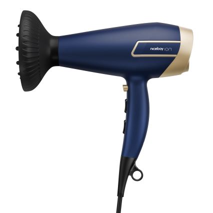 Niceboy ION AirSonic ICON - Sušilnik za lase 2200W/230V modra