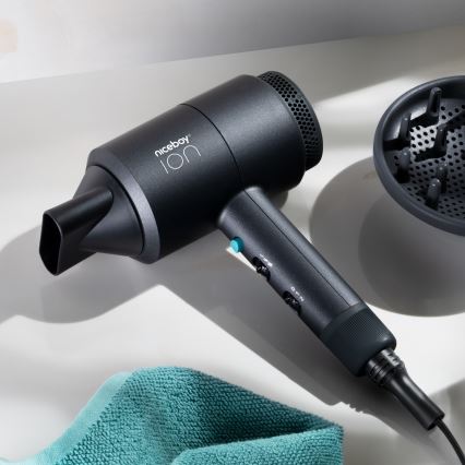 Niceboy ION AirSonic STAR - Sušilnik za lase 2100W/230V črna