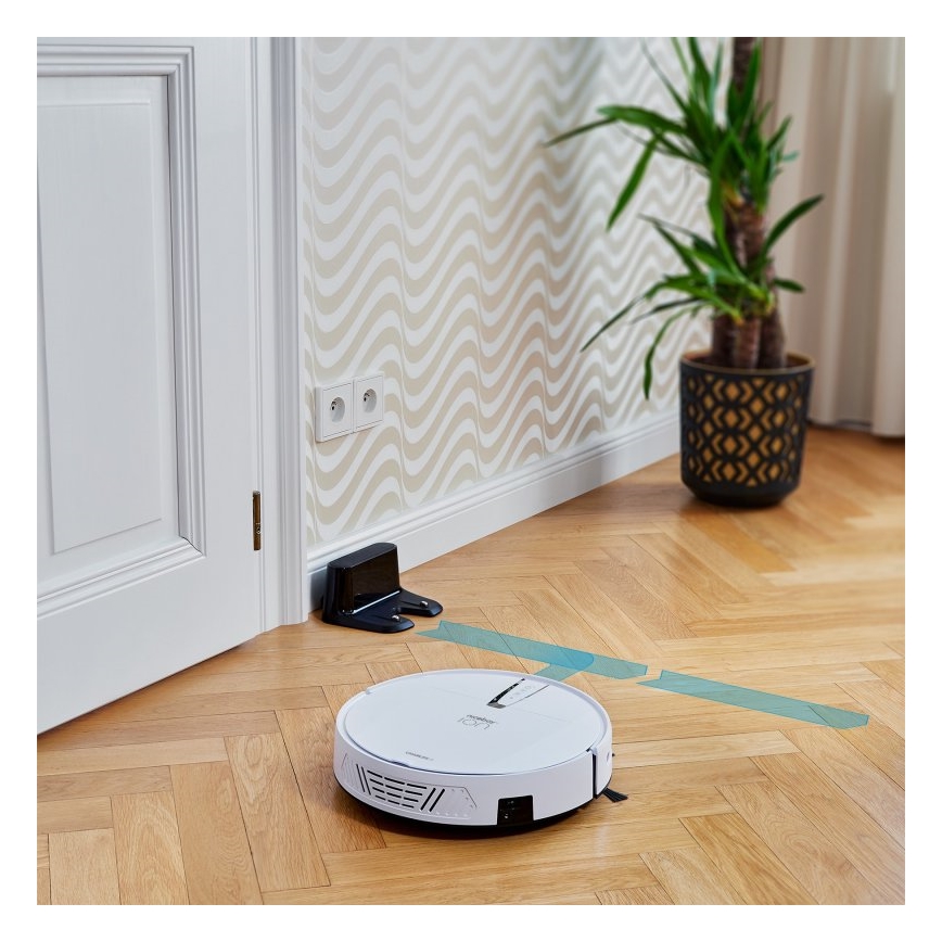 Niceboy ION Charles i4 - Pametni robotski sesalnik 2v1 4400 mAh Wi-Fi bela + Daljinski upravljalnik